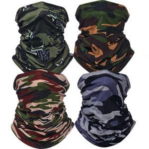 Bandana Tube Face Headwear Head Neck Gaiter Camouflage Biker Scarf Wraps